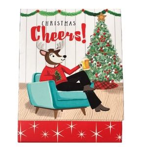 Molly & Rex Mini Notepad with Highlights, Reindeer Stag Christmas Cheers! 31582